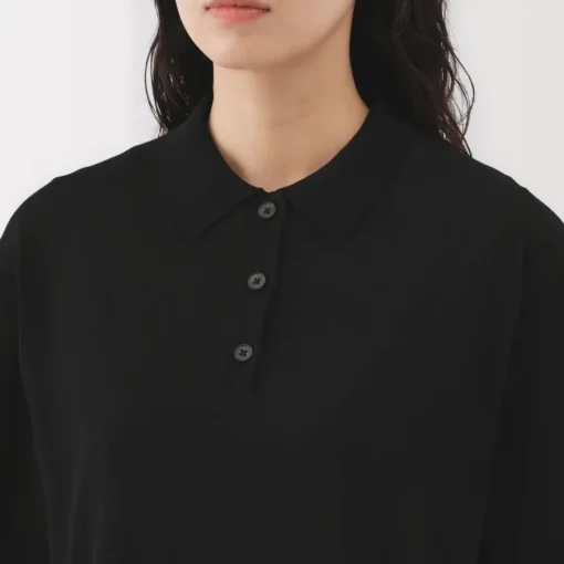Discount Women's Light Knit Short Sleeve Polo Jumper Women Tops & Shirts