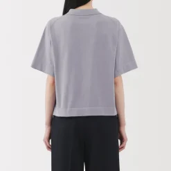 Discount Women's Light Knit Short Sleeve Polo Jumper Women Tops & Shirts