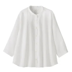Discount Women's Linen 3/4 Sleeve Blouse Women Tops & Shirts