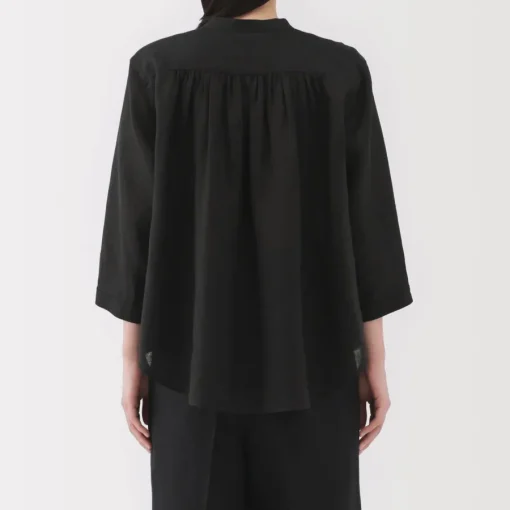 Discount Women's Linen 3/4 Sleeve Blouse Women Tops & Shirts