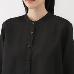 Discount Women's Linen 3/4 Sleeve Blouse Women Tops & Shirts