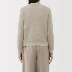 New Women's Linen Blend Mesh Cardigan Women Sweaters & Cardigans