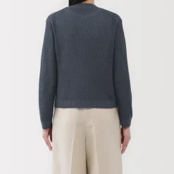 New Women's Linen Blend Mesh Cardigan Women Sweaters & Cardigans