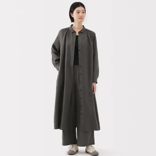 Discount Women's Linen Shirt Dress Women Dresses