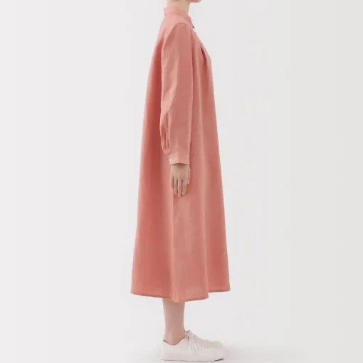 Discount Women's Linen Shirt Dress Women Dresses