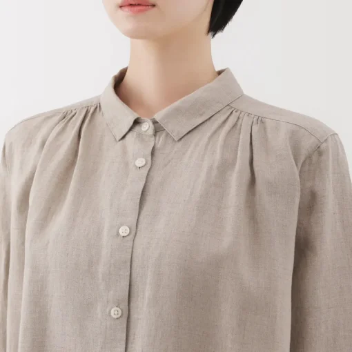 Discount Women's Linen Shirt Dress Women Dresses
