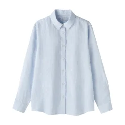 Fashion Women's Linen Striped Shirt Women Tops & Shirts