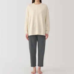 Online Women's Loose-Twist Sweatshirt Loungewear Set Pajamas & Loungewear|Loungewear