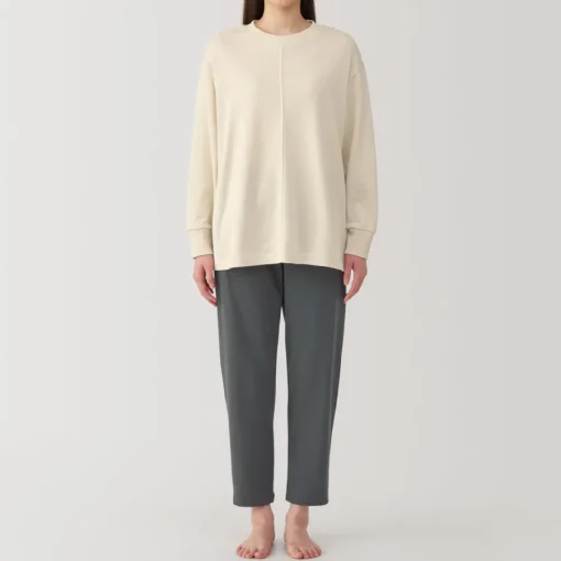 Online Women's Loose-Twist Sweatshirt Loungewear Set Pajamas & Loungewear|Loungewear