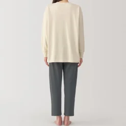 Online Women's Loose-Twist Sweatshirt Loungewear Set Pajamas & Loungewear|Loungewear