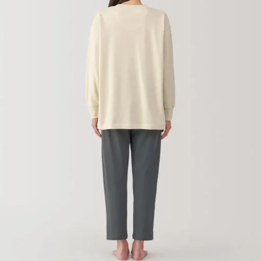 Online Women's Loose-Twist Sweatshirt Loungewear Set Pajamas & Loungewear|Loungewear