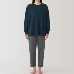 Online Women's Loose-Twist Sweatshirt Loungewear Set Pajamas & Loungewear|Loungewear