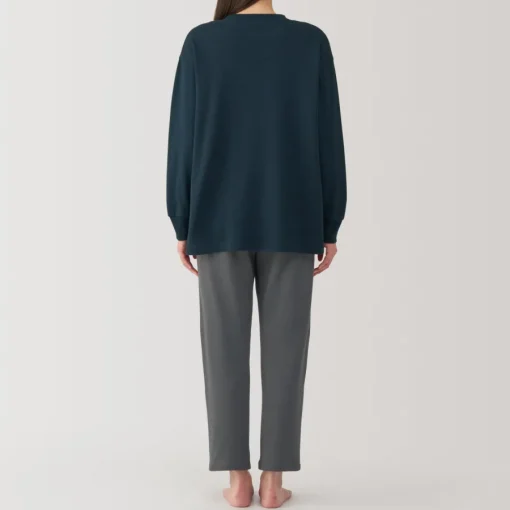 Online Women's Loose-Twist Sweatshirt Loungewear Set Pajamas & Loungewear|Loungewear