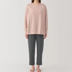 Online Women's Loose-Twist Sweatshirt Loungewear Set Pajamas & Loungewear|Loungewear