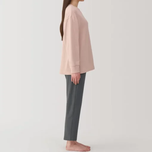 Online Women's Loose-Twist Sweatshirt Loungewear Set Pajamas & Loungewear|Loungewear