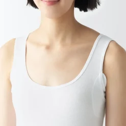 Sale Women's Moisture Wicking Cotton Tank Top with Sweat Pads Women Moisture Wicking Innerwear|Moisture Wicking Innerwear