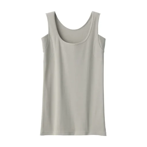 Sale Women's Moisture Wicking Cotton Tank Top with Sweat Pads Women Moisture Wicking Innerwear|Moisture Wicking Innerwear