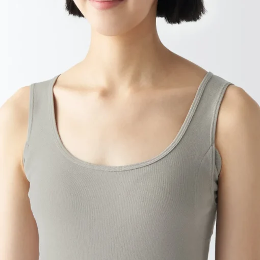 Sale Women's Moisture Wicking Cotton Tank Top with Sweat Pads Women Moisture Wicking Innerwear|Moisture Wicking Innerwear