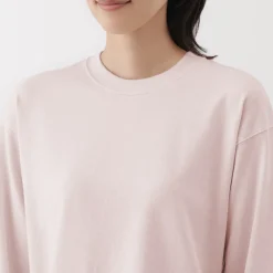 Discount Women's 2-Ply Jersey Crew Neck Long Sleeve T-Shirt Women T-Shirts