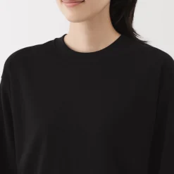 Discount Women's 2-Ply Jersey Crew Neck Long Sleeve T-Shirt Women T-Shirts
