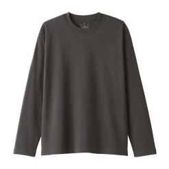 Discount Women's 2-Ply Jersey Crew Neck Long Sleeve T-Shirt Women T-Shirts