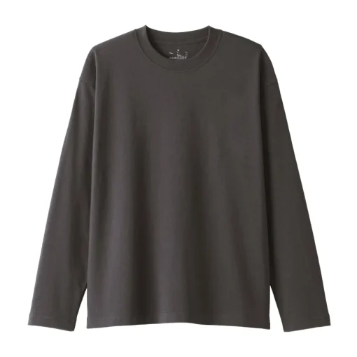 Discount Women's 2-Ply Jersey Crew Neck Long Sleeve T-Shirt Women T-Shirts