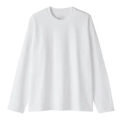 Discount Women's 2-Ply Jersey Crew Neck Long Sleeve T-Shirt Women T-Shirts