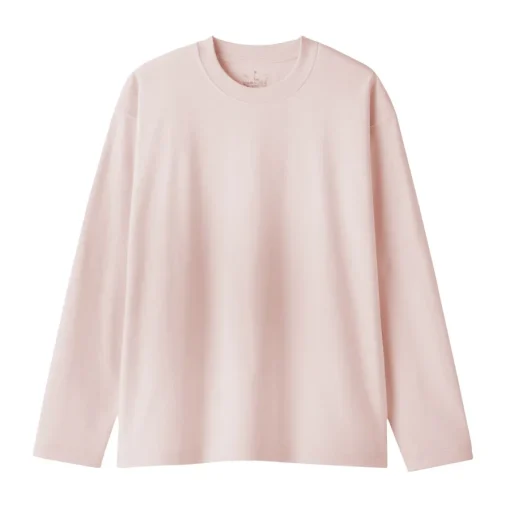 Discount Women's 2-Ply Jersey Crew Neck Long Sleeve T-Shirt Women T-Shirts