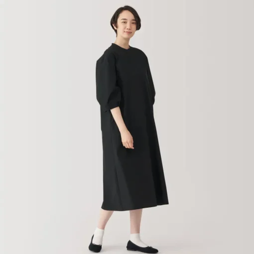 New Women's Quick Dry Broadcloth 3/4 Sleeve Dress Women Dresses