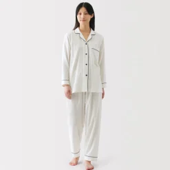 Online Women's Side Seamless Double Gauze Pajamas Pajamas & Loungewear|Loungewear