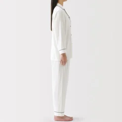 Online Women's Side Seamless Double Gauze Pajamas Pajamas & Loungewear|Loungewear