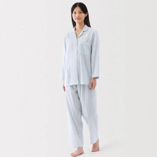 Online Women's Side Seamless Double Gauze Pajamas Pajamas & Loungewear|Loungewear