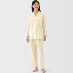 Online Women's Side Seamless Double Gauze Pajamas Pajamas & Loungewear|Loungewear