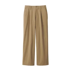Best Women's Slub Yarn Chino Darted Wide Pants Women Chino