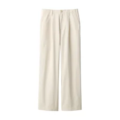 Best Women's Slub Yarn Chino Darted Wide Pants Women Chino