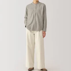 Best Women's Slub Yarn Chino Darted Wide Pants Women Chino