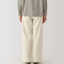 Best Women's Slub Yarn Chino Darted Wide Pants Women Chino