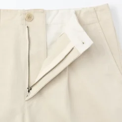 Best Women's Slub Yarn Chino Darted Wide Pants Women Chino