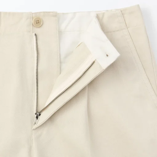 Best Women's Slub Yarn Chino Darted Wide Pants Women Chino