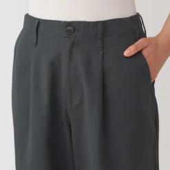 Best Women's Slub Yarn Chino Darted Wide Pants Women Chino