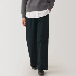 Best Women's Slub Yarn Chino Darted Wide Pants Women Chino