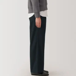 Best Women's Slub Yarn Chino Darted Wide Pants Women Chino