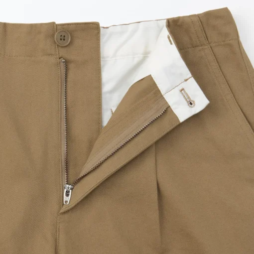 Best Women's Slub Yarn Chino Darted Wide Pants Women Chino