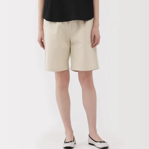 Sale Women's Slub Yarn Chino Darted Shorts Women Shorts & Skirts
