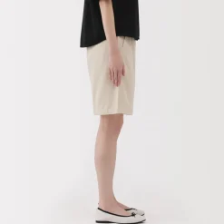 Sale Women's Slub Yarn Chino Darted Shorts Women Shorts & Skirts