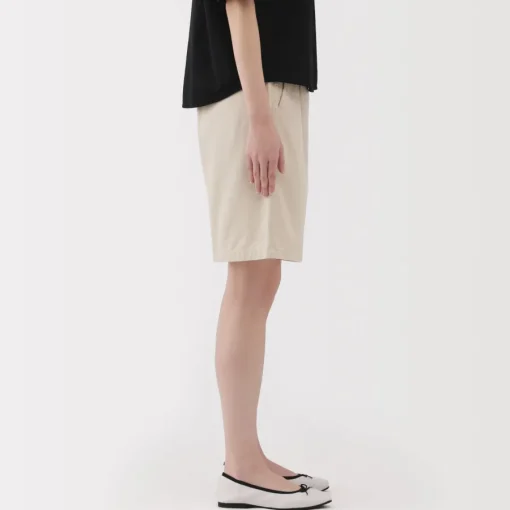 Sale Women's Slub Yarn Chino Darted Shorts Women Shorts & Skirts