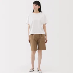 Sale Women's Slub Yarn Chino Darted Shorts Women Shorts & Skirts