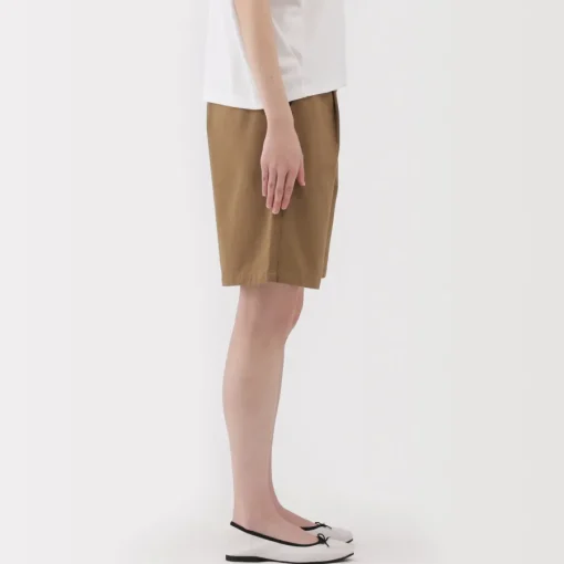 Sale Women's Slub Yarn Chino Darted Shorts Women Shorts & Skirts