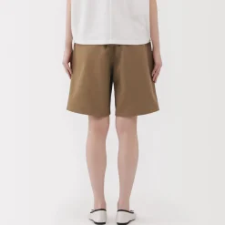 Sale Women's Slub Yarn Chino Darted Shorts Women Shorts & Skirts