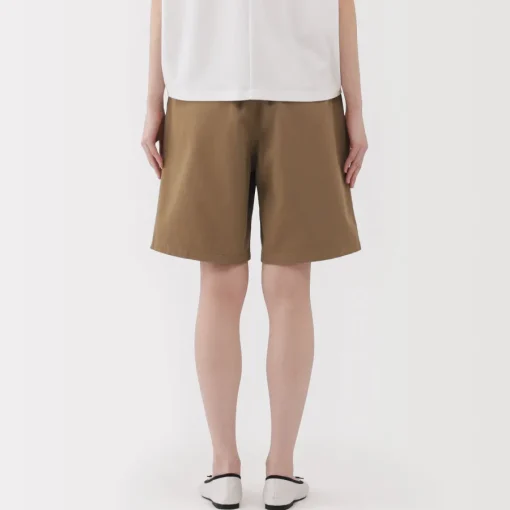 Sale Women's Slub Yarn Chino Darted Shorts Women Shorts & Skirts